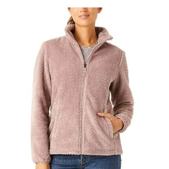 *FREE2B Ladies Butter Pile Fleece Jacket - SMALL - Picture 1 of 4